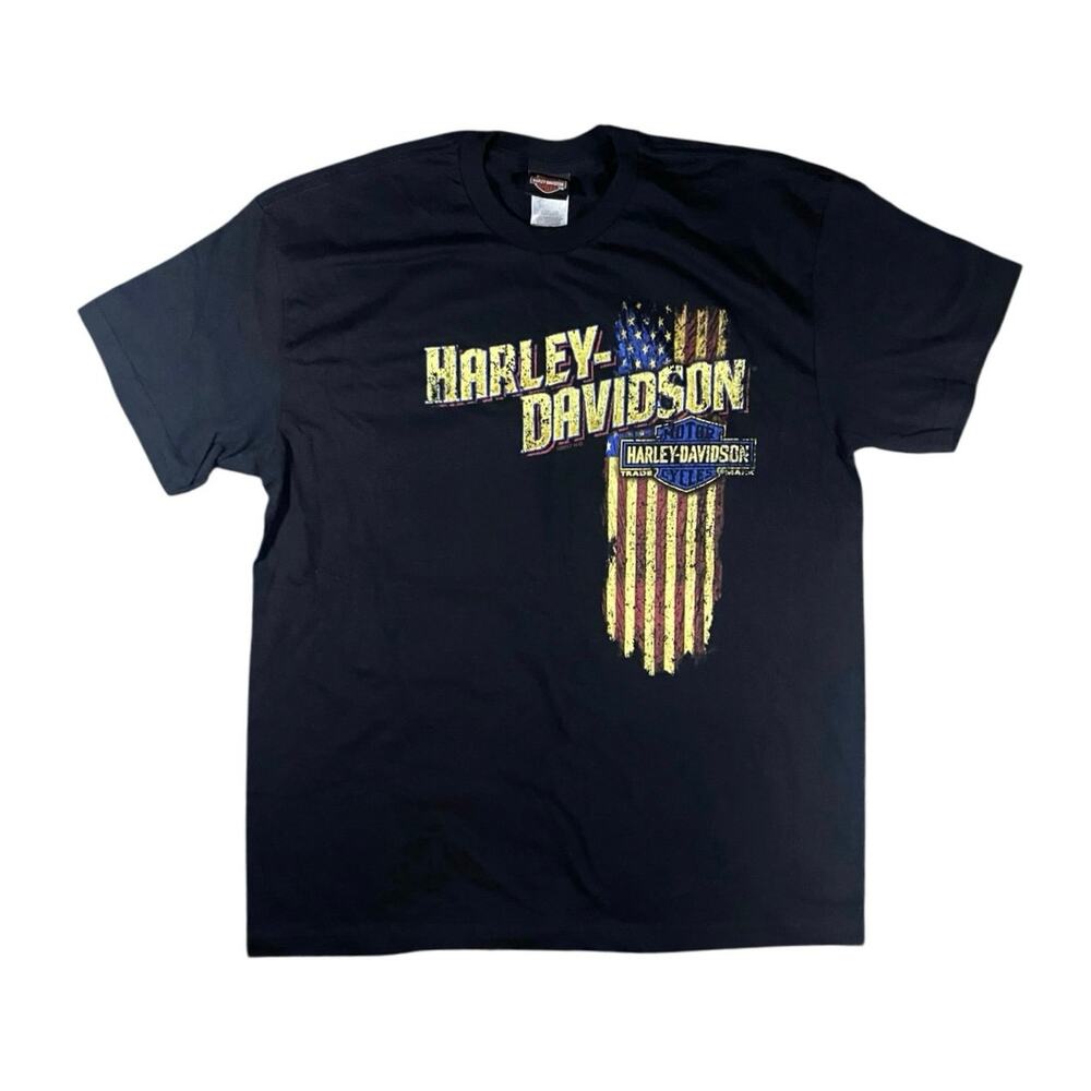 Retro Harley Davidson San Fran Motorcycle T-shirt - XL